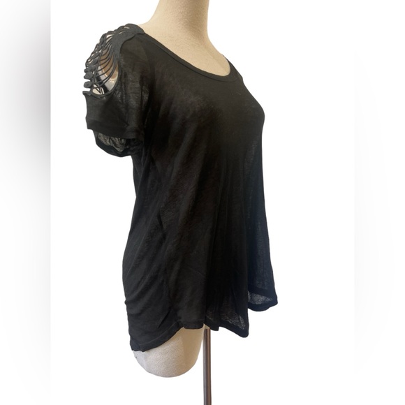 Isabel Marant black scoop neck top - Picture 2 of 6
